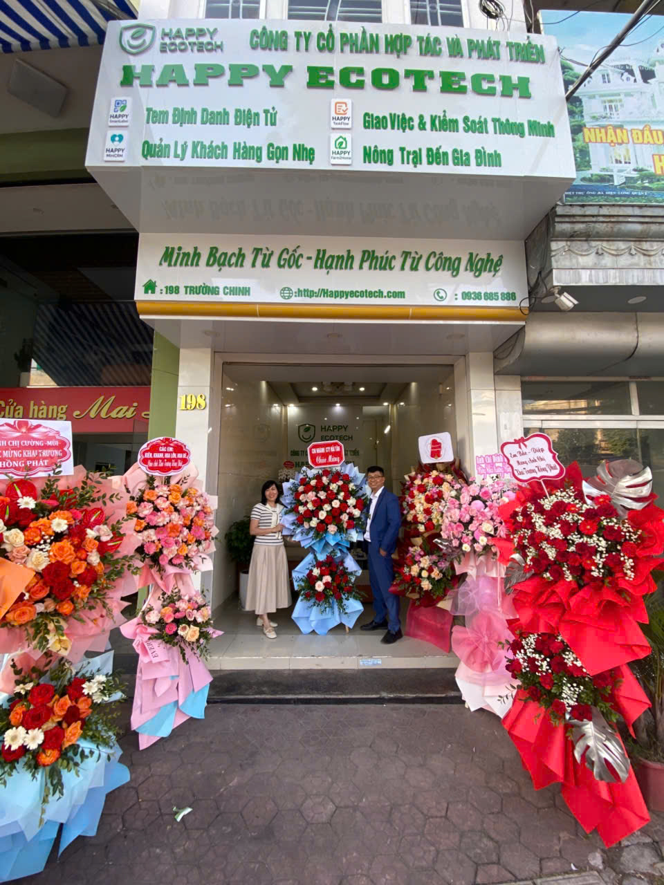 HAPPY ECOTECH CHÍNH THỨC KHAI TRƯƠNG VĂN PHÒNG LÀM VIỆC TẠI 198 TRƯỜNG CHINH
